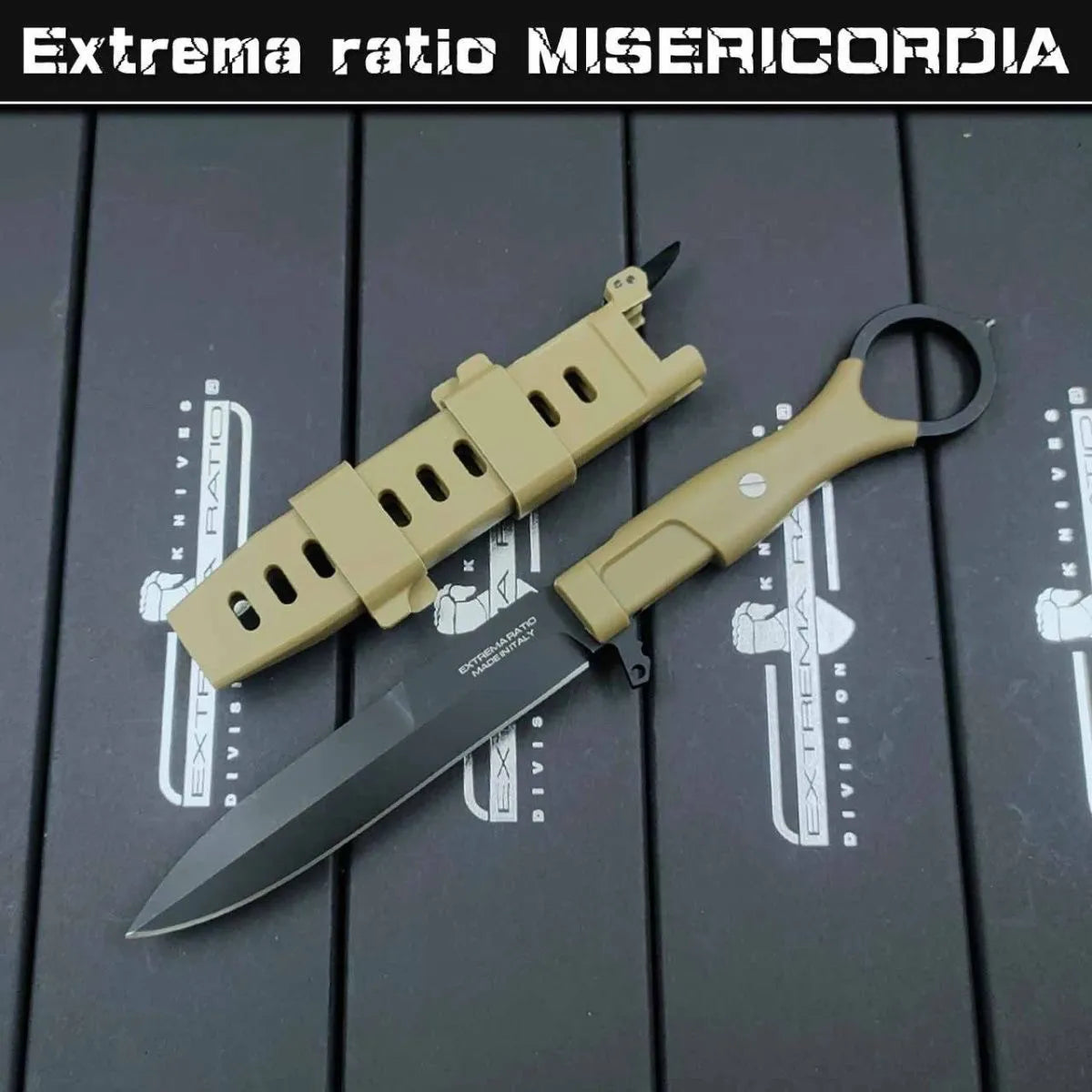 Extreme force MISERICORDIA tactical small straight knife outdoor knife outdoor survival mini portable self-defense knife