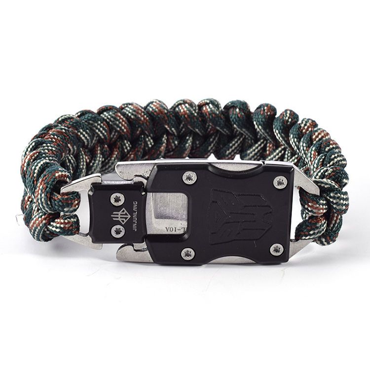 Outdoor Self-Help Self-Defense Hidden Bracelet Knife Transformers Pattern