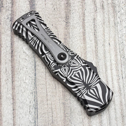 Spider Pattern Automatic Knife