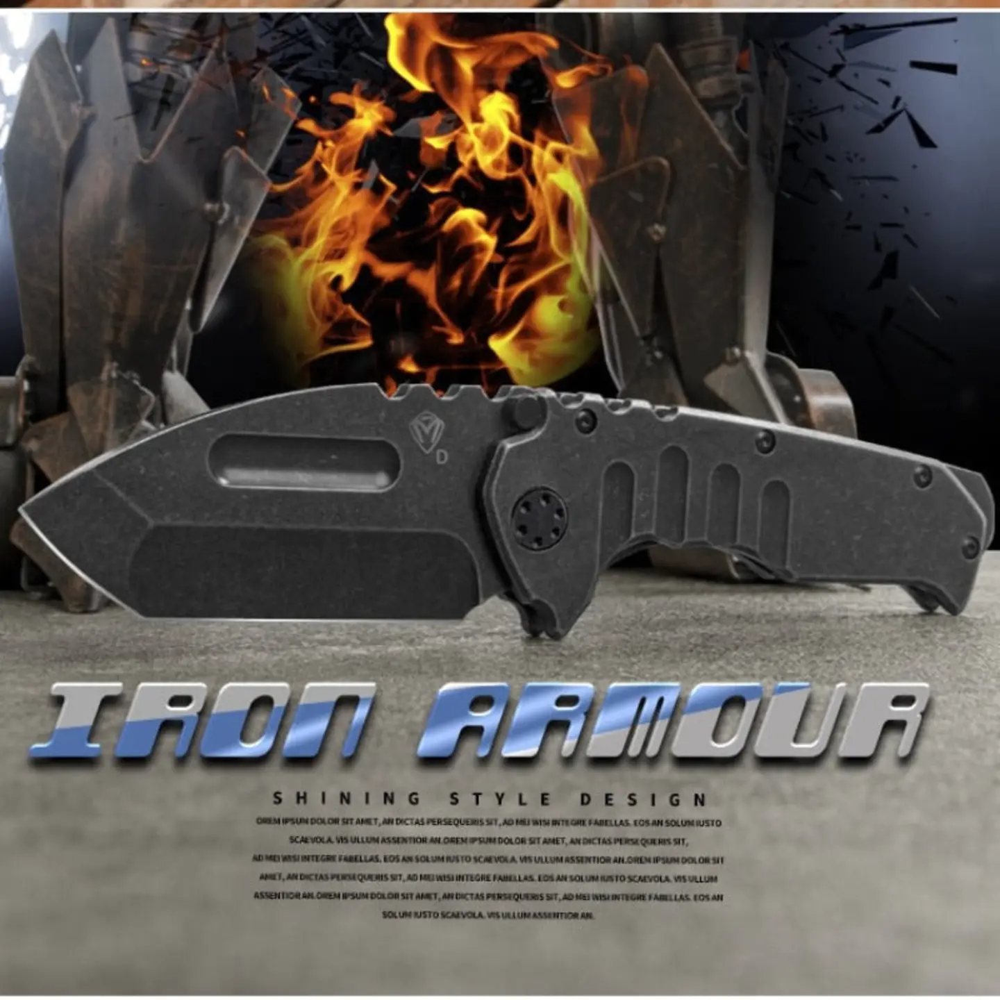 Tactical Straight Knife