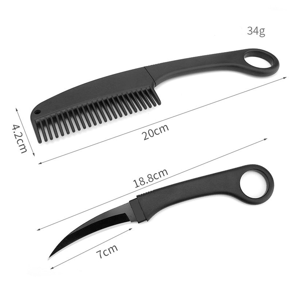 Concealed Comb Knife - Women's Self-Defense Tool