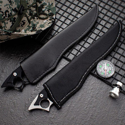 Brass Knuckles Fighting Knife