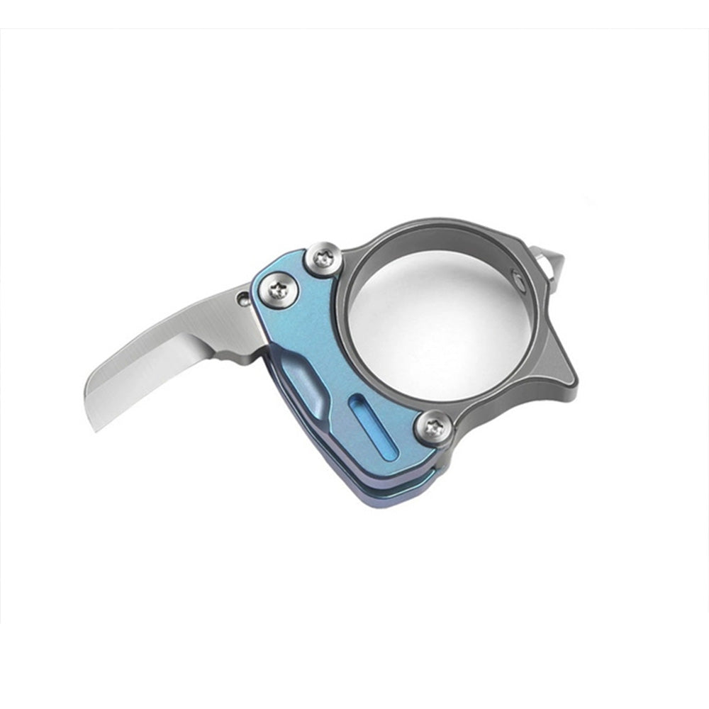 Zyac Titanium Alloy Ring Knife