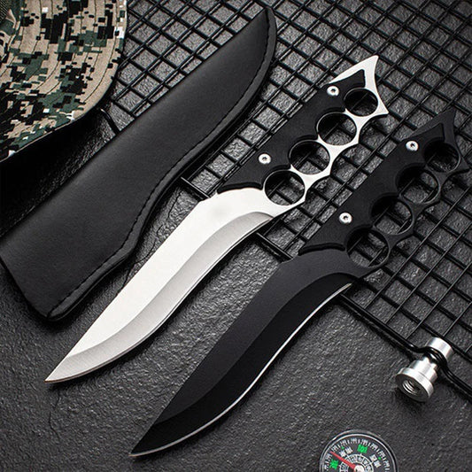 Brass Knuckles Fighting Knife