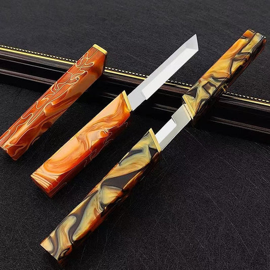 Luxury Sharp Knife Twin Fixed Blades Design