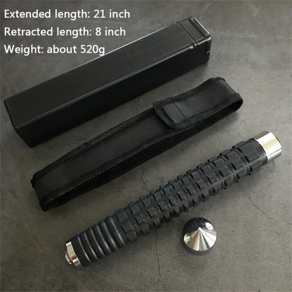 Self-defense three-section telescopic stick