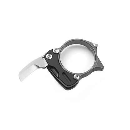 Zyac Titanium Alloy Ring Knife