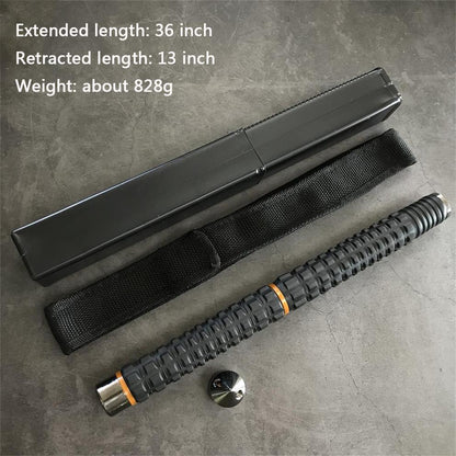 Self-defense three-section telescopic stick