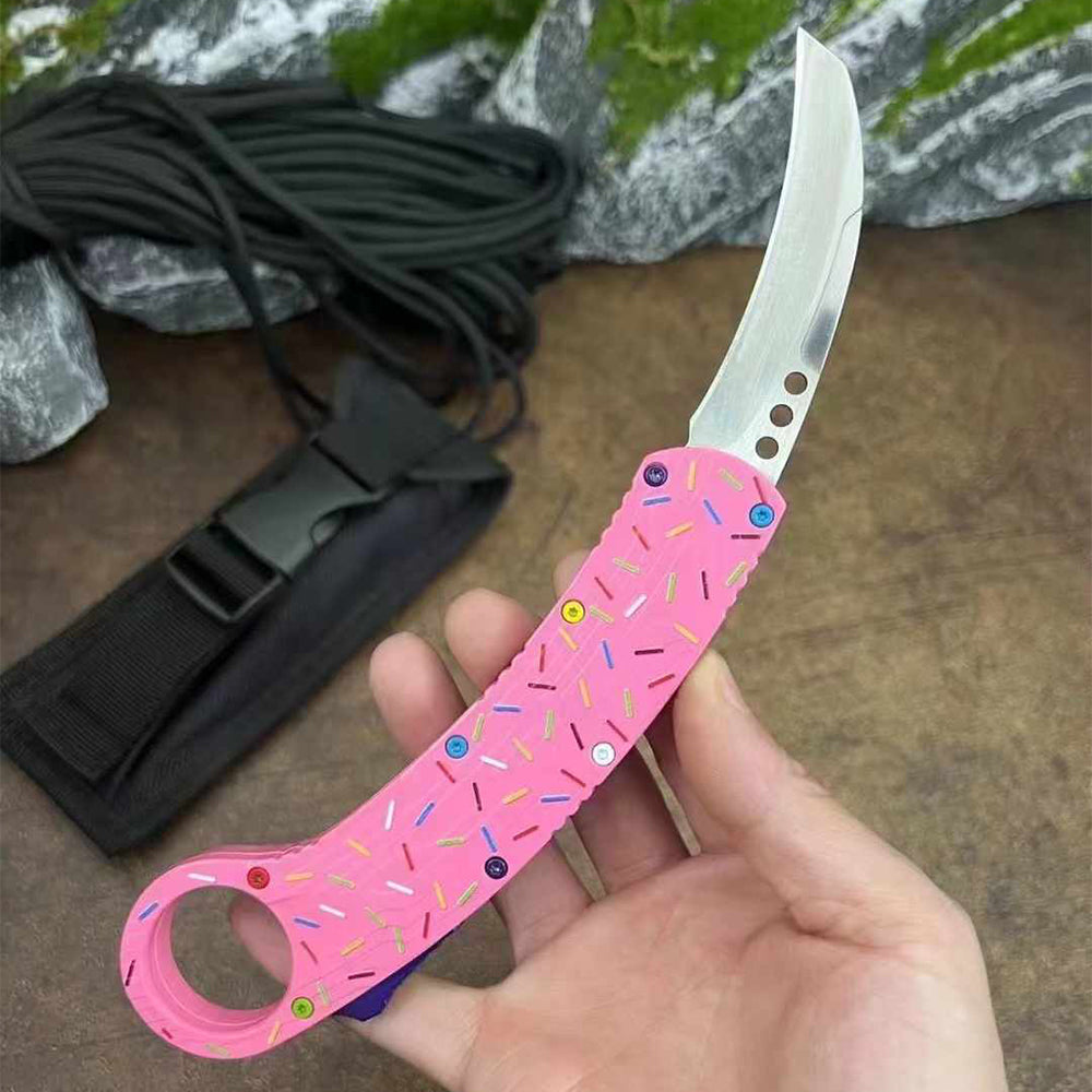 Doughnut Raptor Claw Jump Knife