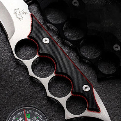 Brass Knuckles Fighting Knife