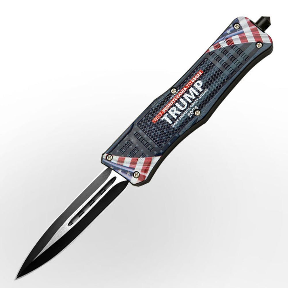 Trump ABS Handle OTF Knife Trump Supporters Knife