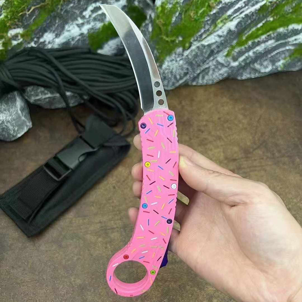 Doughnut Raptor Claw Jump Knife