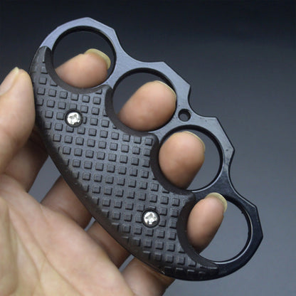 Self-Defense Broken Window Solid Brass Knuckle Duster