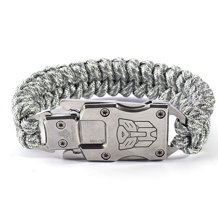 Outdoor Self-Help Self-Defense Hidden Bracelet Knife Transformers Pattern