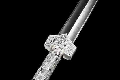 Handmade Pattern Steel Chinese Sword With Justice Online