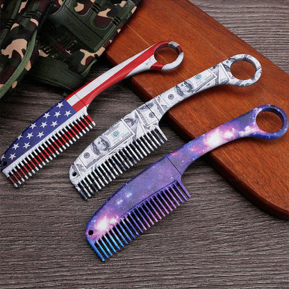 Concealed Comb Knife - Women's Self-Defense Tool