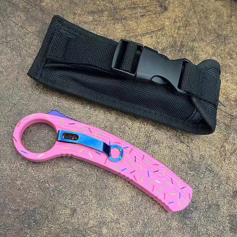 Doughnut Raptor Claw Jump Knife