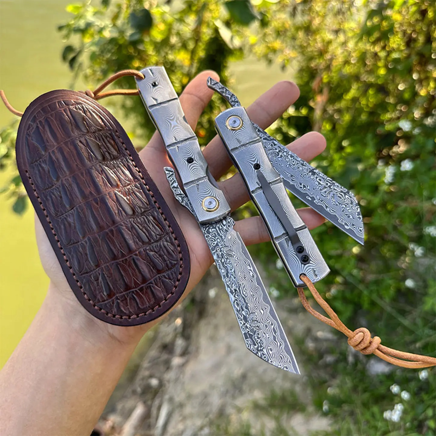 Bamboo and Rattan Damas Knife