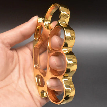 Self-defense portable brass knuckles