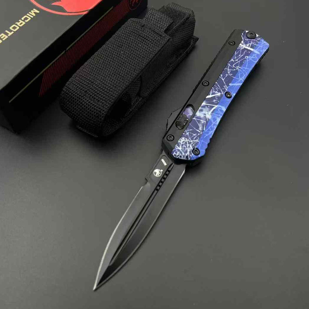 Customized Snake God Straight Knife (Zinc-Aluminum Handle)