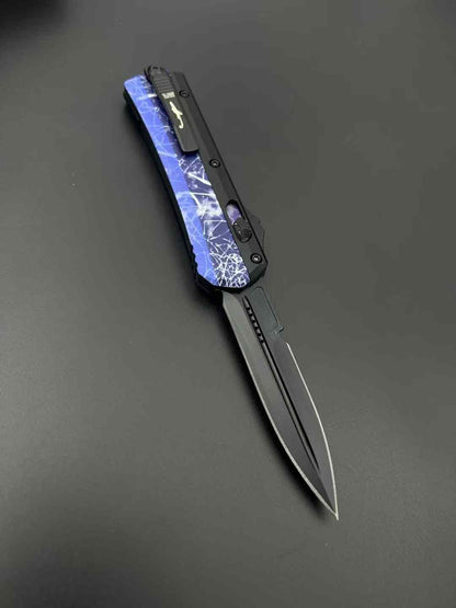 Customized Snake God Straight Knife (Zinc-Aluminum Handle)