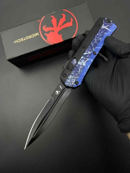 Customized Snake God Straight Knife (Zinc-Aluminum Handle)