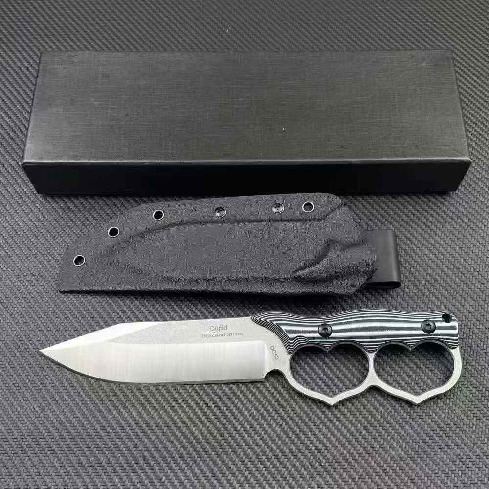 Double Heart Loop Fixed Blade Knife