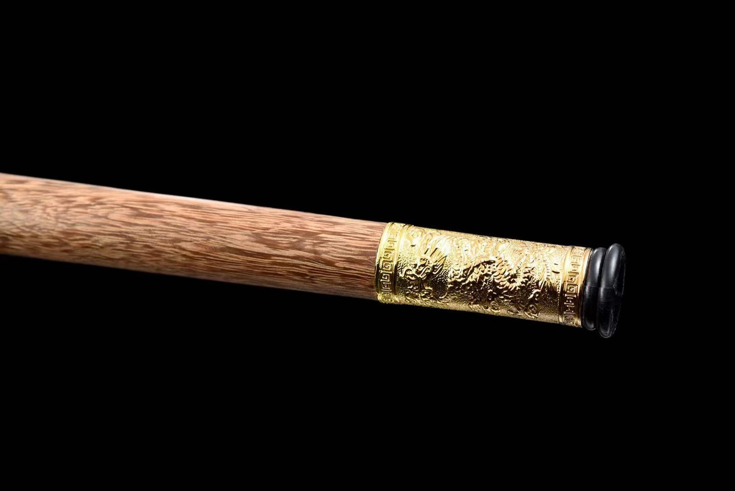 Dragon Pattern Alloy Gold Stainless Steel Cane Sword