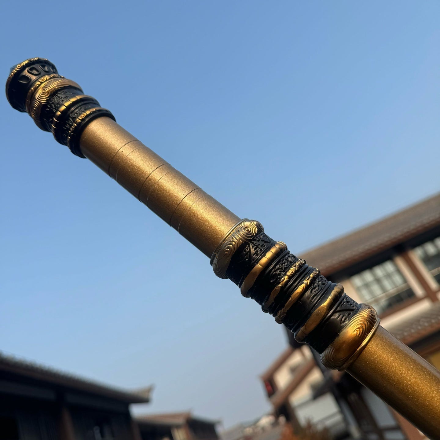 Golden Cudgel Staff Knife