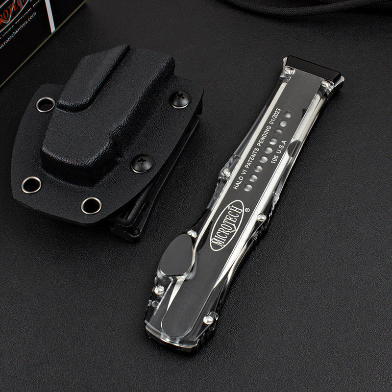 Halo OTF translucent Automatic Knife