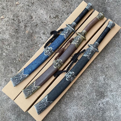 Handmade Tiger High Manganese Steel Chinese Sword