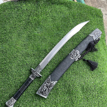 Handmade Tiger High Manganese Steel Chinese Sword