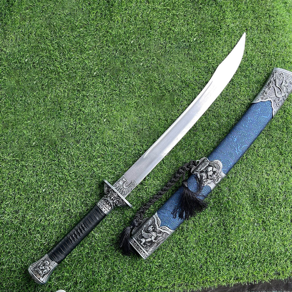 Handmade Tiger High Manganese Steel Chinese Sword