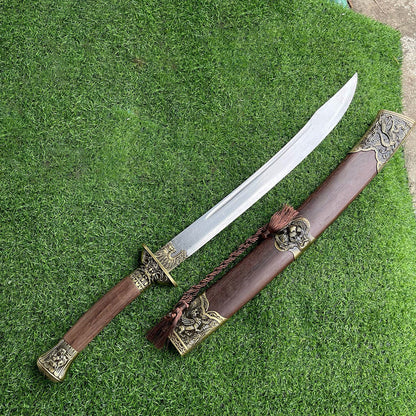 Handmade Tiger High Manganese Steel Chinese Sword