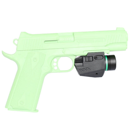 LED Flashlight Red Green Laser Sight