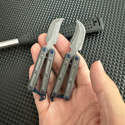 Mini Butterfly Knife Keychain