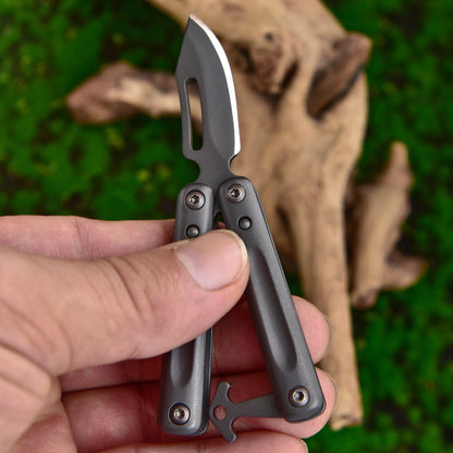 Mini Butterfly Knife Keychain