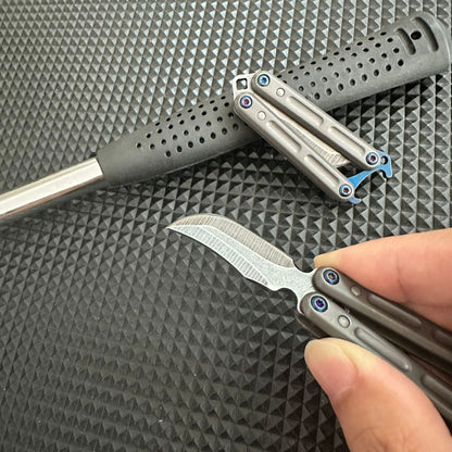 Mini Butterfly Knife Keychain