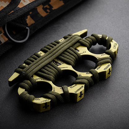 FOUR FINGER BRASS KNUCKLES SELF DEFENSE