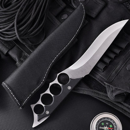 Brass Knuckles Fighting Knife