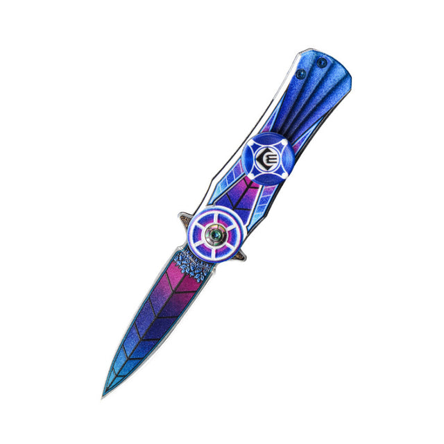 Fidget Spinner Knife Pocket Fingertip Gyro Flip Knife