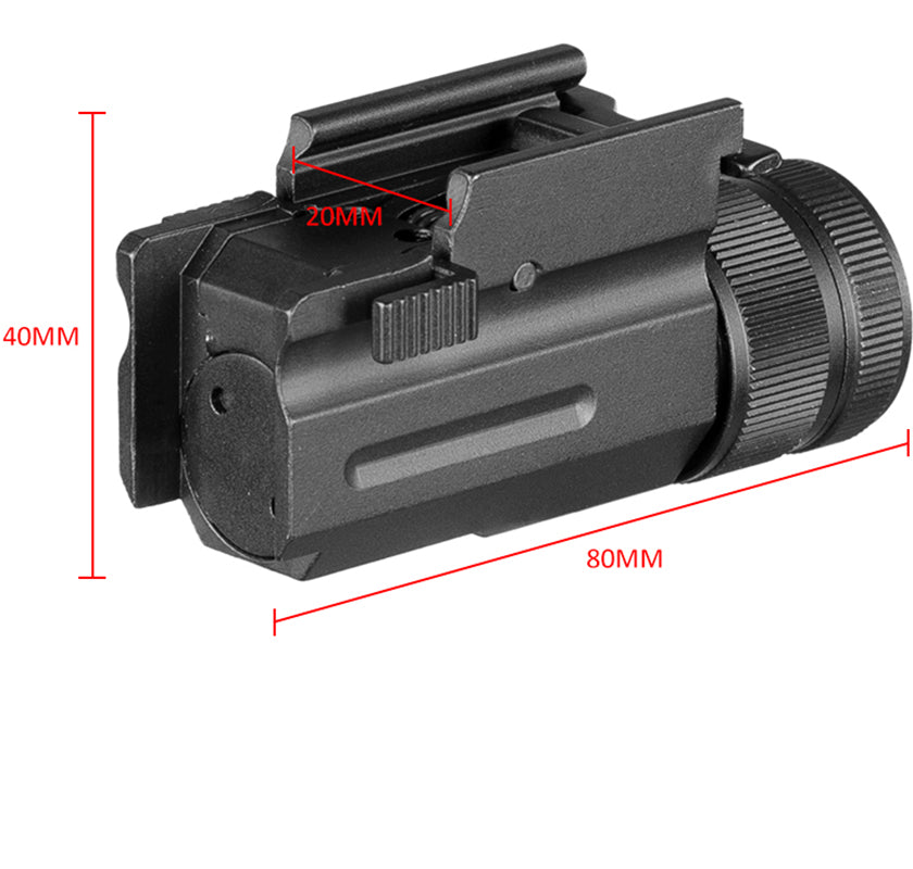 Red-Green Laser Sight for 20mm Rail Pistol Rifle Glock