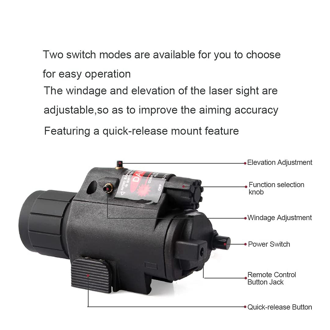 Red/Green Dot Laser Sight Combination