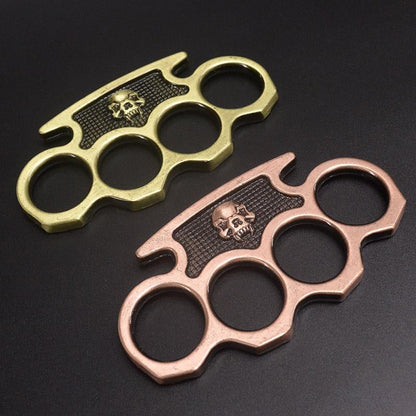 SKULL - EDC window breaker brass knuckles duster outdoor supplies