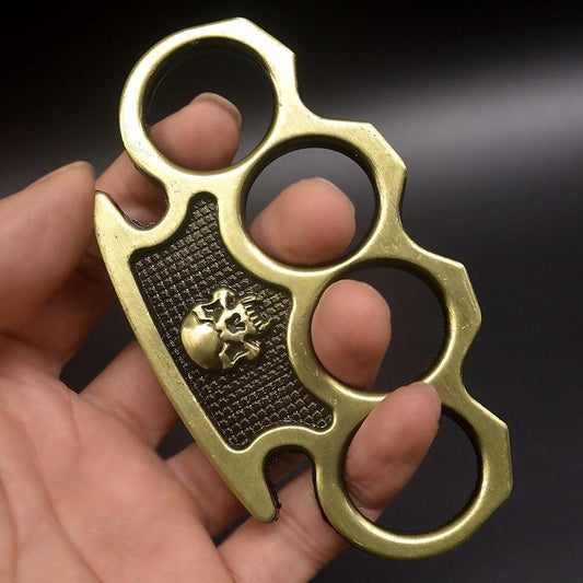 SKULL - EDC window breaker brass knuckles duster outdoor supplies