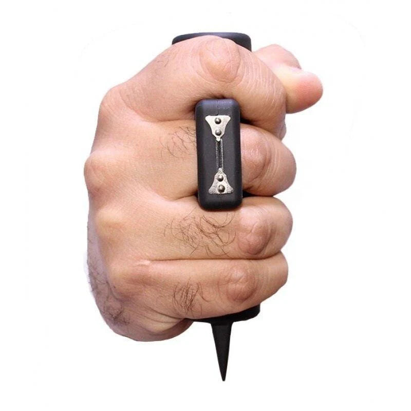 SPIKED JOGGER STUN GUN WITH ALARM AND USB CHARGER