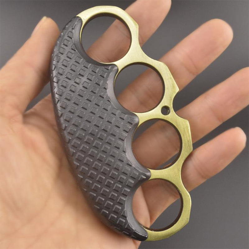 Self-Defense Broken Window Solid Brass Knuckle Duster