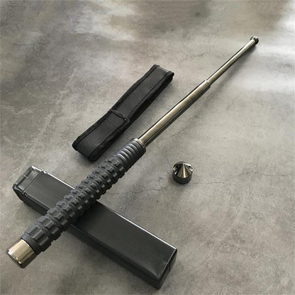 Self-defense three-section telescopic stick