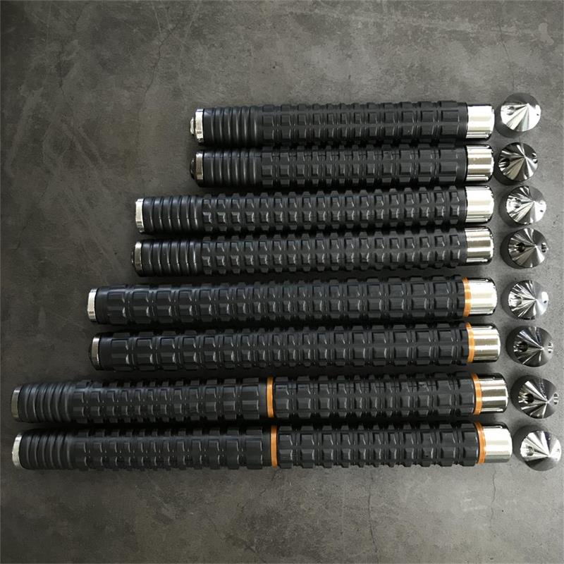 Self-defense three-section telescopic stick