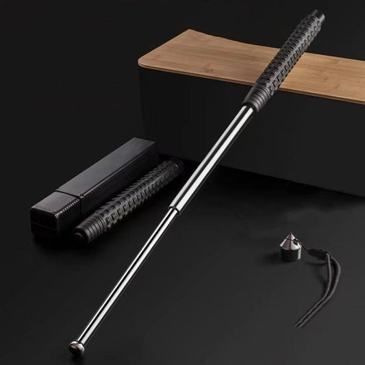 Self-defense three-section telescopic stick